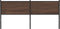 vidaXL - Hoofdbord - 160 - cm - bewerkt - hout - en - staal - bruin - eikenkleurig