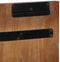 vidaXL - Hoofdbord - 160 - cm - massief - gerecycled - hout - meerkleurig