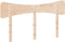 vidaXL - Hoofdbord - 160 - cm - massief - grenenhout