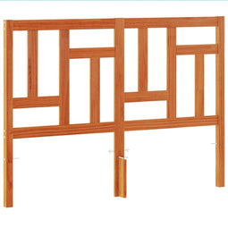 vidaXL - Hoofdbord - 160 - cm - massief - grenenhout - wasbruin