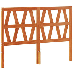 vidaXL - Hoofdbord - 160 - cm - massief - grenenhout - wasbruin