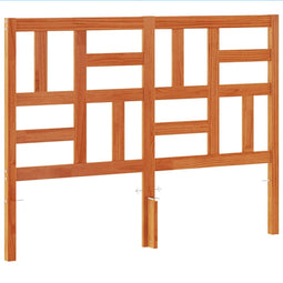 vidaXL - Hoofdbord - 160 - cm - massief - grenenhout - wasbruin