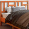vidaXL - Hoofdbord - 160 - cm - massief - grenenhout - wasbruin