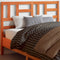 vidaXL - Hoofdbord - 160 - cm - massief - grenenhout - wasbruin