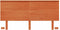 vidaXL - Hoofdbord - 160 - cm - massief - grenenhout - wasbruin