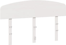 vidaXL - Hoofdbord - 160 - cm - massief - grenenhout - wit