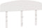 vidaXL - Hoofdbord - 160 - cm - massief - grenenhout - wit