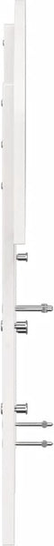 vidaXL - Hoofdbord - 160 - cm - massief - grenenhout - wit