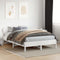 vidaXL - Hoofdbord - 160 - cm - massief - grenenhout - wit