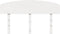 vidaXL - Hoofdbord - 160 - cm - massief - grenenhout - wit