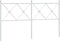 vidaXL - Hoofdbord - 160 - cm - metaal - wit