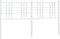vidaXL - Hoofdbord - 160 - cm - metaal - wit