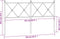 vidaXL - Hoofdbord - 160 - cm - metaal - wit