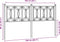 vidaXL - Hoofdbord - 160 - cm - metaal - wit