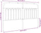 vidaXL - Hoofdbord - 160 - cm - metaal - wit