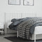 vidaXL - Hoofdbord - 160 - cm - metaal - wit