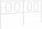 vidaXL - Hoofdbord - 160 - cm - metaal - wit