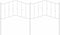 vidaXL - Hoofdbord - 160 - cm - metaal - wit