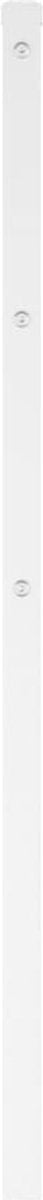 vidaXL - Hoofdbord - 160 - cm - metaal - wit