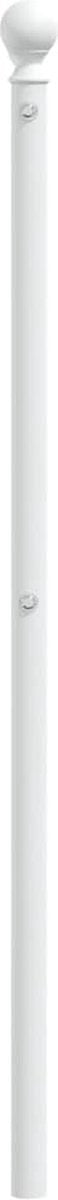 vidaXL - Hoofdbord - 160 - cm - metaal - wit