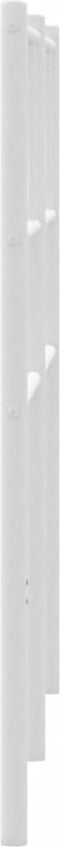 vidaXL - Hoofdbord - 160 - cm - metaal - wit