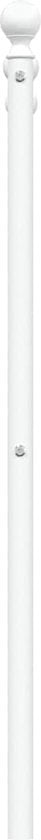 vidaXL - Hoofdbord - 160 - cm - metaal - wit