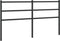 vidaXL - Hoofdbord - 160 - cm - metaal - zwart