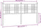 vidaXL - Hoofdbord - 160 - cm - metaal - zwart