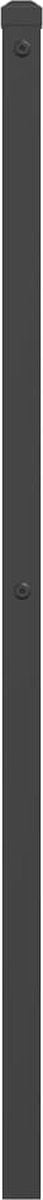 vidaXL - Hoofdbord - 160 - cm - metaal - zwart