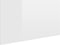 vidaXL - Hoofdbord - 160x1,5x80 - cm - bewerkt - hout - hoogglans - wit