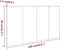 vidaXL - Hoofdbord - 160x1,5x80 - cm - bewerkt - hout - hoogglans - wit