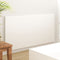 vidaXL - Hoofdbord - 160x1,5x80 - cm - bewerkt - hout - wit