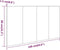 vidaXL - Hoofdbord - 160x1,5x80 - cm - bewerkt - hout - wit