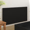 vidaXL - Hoofdbord - 160x1,5x80 - cm - bewerkt - hout - zwart