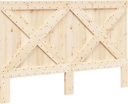 vidaXL - Hoofdbord - 160x104 - cm - massief - grenenhout