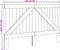 vidaXL - Hoofdbord - 160x104 - cm - massief - grenenhout