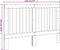 vidaXL - Hoofdbord - 160x104 - cm - massief - grenenhout