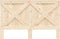 vidaXL - Hoofdbord - 160x104 - cm - massief - grenenhout