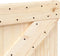 vidaXL - Hoofdbord - 160x104 - cm - massief - grenenhout