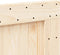vidaXL - Hoofdbord - 160x104 - cm - massief - grenenhout