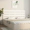 vidaXL - Hoofdbord - 160x3x80 - cm - massief - grenenhout - wit