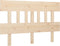 vidaXL - Hoofdbord - 163,5x3x81 - cm - massief - grenenhout