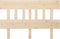 vidaXL - Hoofdbord - 163,5x3x81 - cm - massief - grenenhout