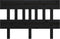 vidaXL - Hoofdbord - 163,5x3x81 - cm - massief - grenenhout - zwart
