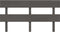 vidaXL - Hoofdbord - 164x3x81 - cm - massief - grenenhout - grijs