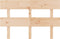 vidaXL - Hoofdbord - 164x3x81 - cm - massief - grenenhout