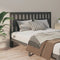 vidaXL - Hoofdbord - 165,5x4x100 - cm - massief - grenenhout - grijs