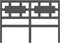 vidaXL - Hoofdbord - 165,5x4x100 - cm - massief - grenenhout - grijs