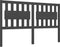 vidaXL - Hoofdbord - 165,5x4x100 - cm - massief - grenenhout - grijs