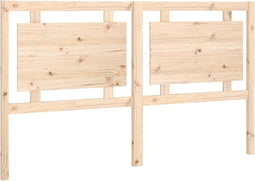 vidaXL - Hoofdbord - 165,5x4x100 - cm - massief - grenenhout